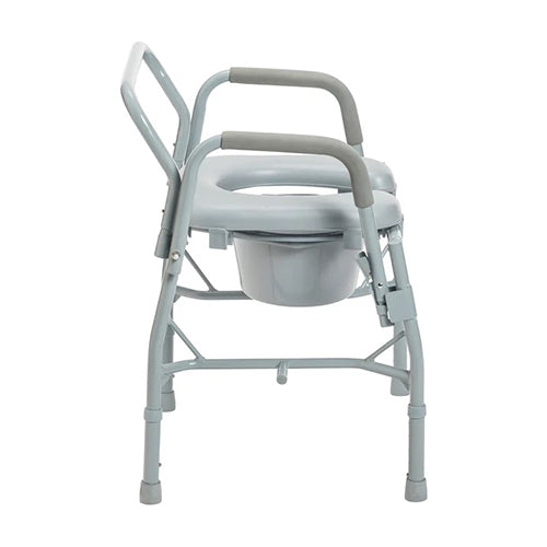 Padded Drop-Arm Commode
