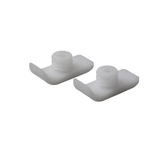 Walker Ski Glides – White, Fits 1" Walkers, 350 lb, Smoother & Quieter Than Caps