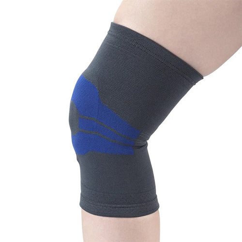 Knee Support With Compression Gel Insert Charcoal