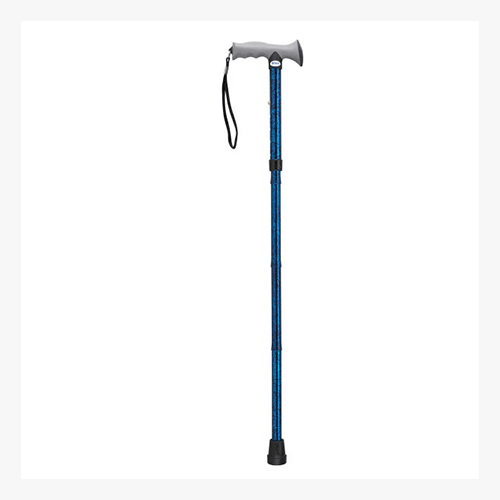 Aluminum Folding Canes with Gel Grip, Height Adjustable