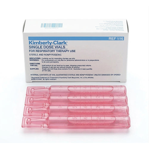 Sterile Single Dose Saline Vials – 15ml