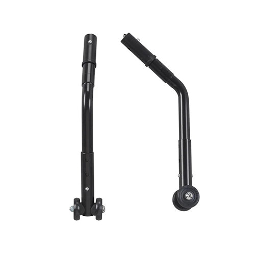 Drive Medical Adjustable Universal Wheelchair Anti-Tippers with Wheels – Black (1 Pair)
