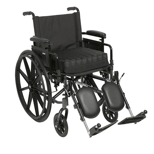 Drive Medical Balanced Aire Adjustable Air Wheelchair Cushion – 16" x 16" x 2" (Low Profile)
