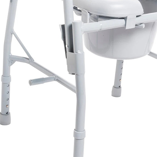 Padded Drop-Arm Commode