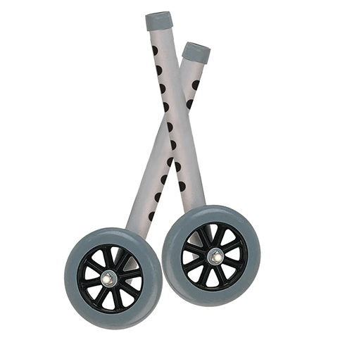 Extended Height Walker Legs & Wheels Combo Adds 4", Up to 43" Height, 350 lb
