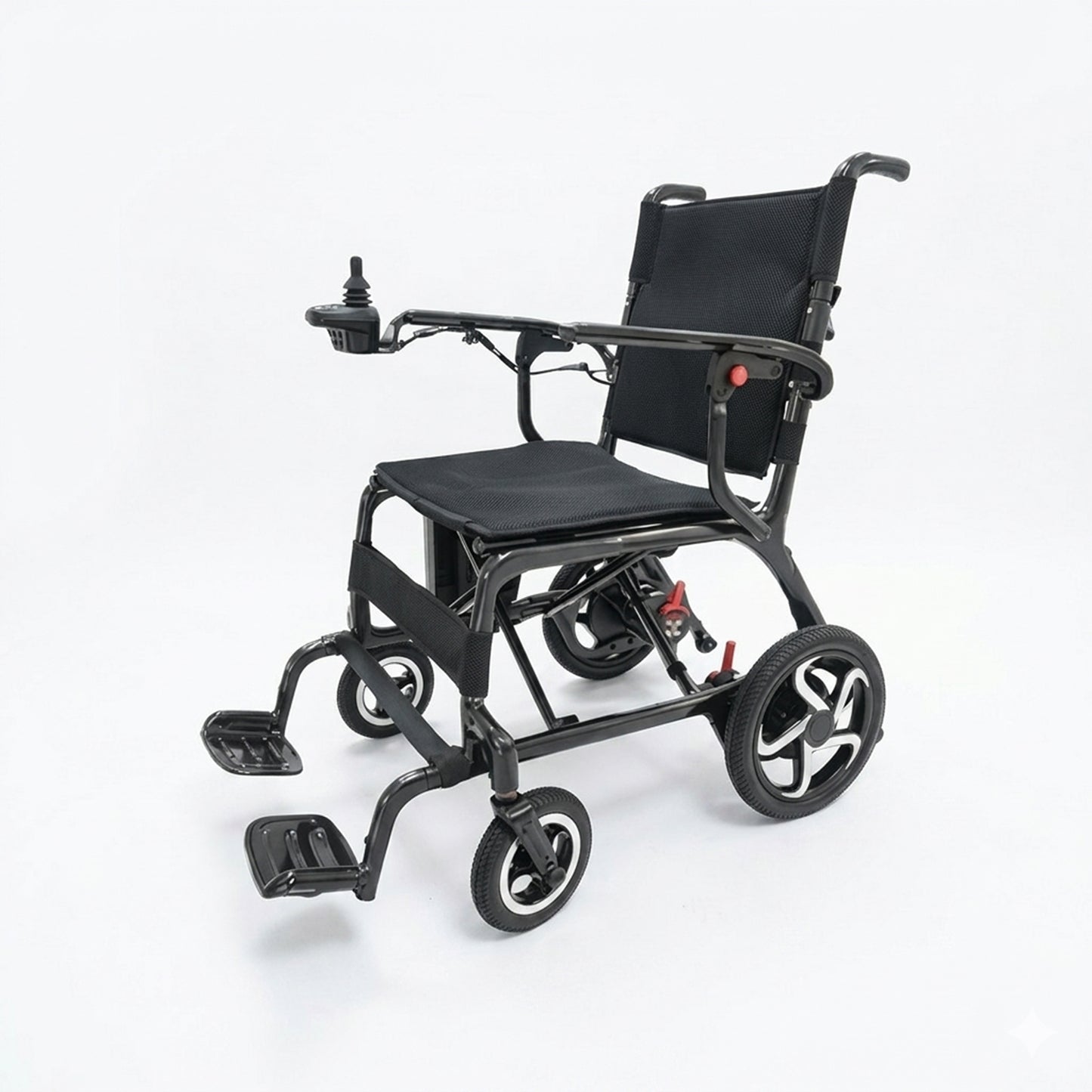 foldable electric wheelchair with lithium battery