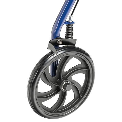 Four Wheel Walker Rollator with Fold-Up Back Support – Drive Medical, 7.5" Wheels