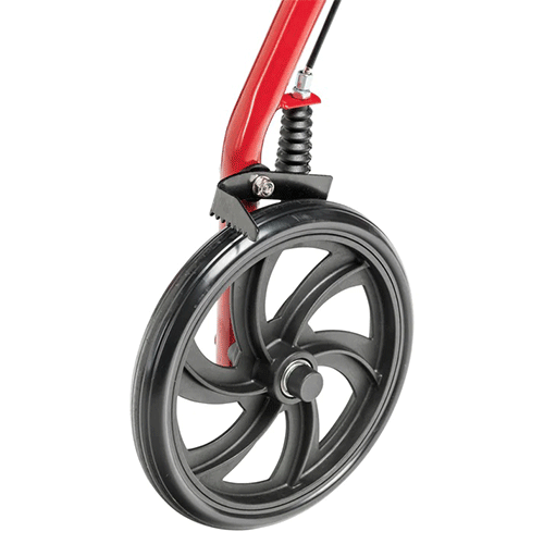 Four Wheel Walker Rollator with Fold-Up Back Support – Drive Medical, 7.5" Wheels