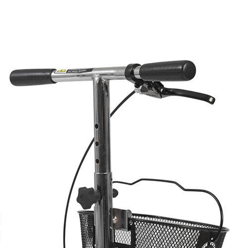 Knee Walker with Basket – Drive DeVilbiss, 300 lb, Dual Pad, Steerable