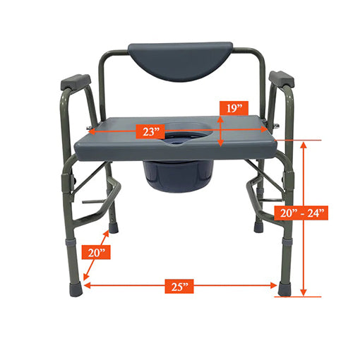 Heavy Duty Commode Chair