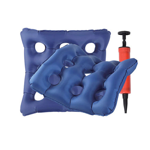 Mobb Home Health Care Inflatable Air Seat Cushion for Pressure Relief – 17" x 17"