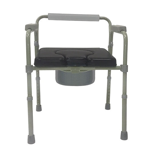 Padded Folding Commode Chair