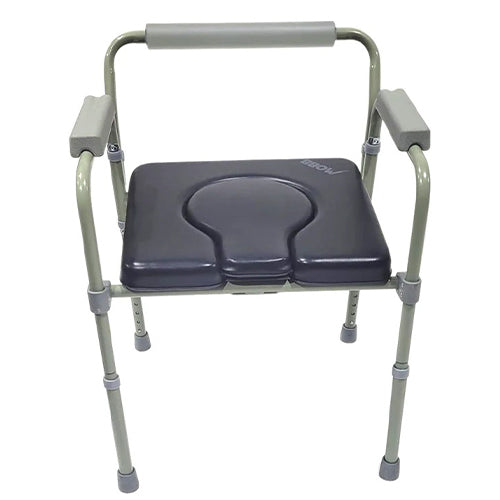 Padded Folding Commode Chair