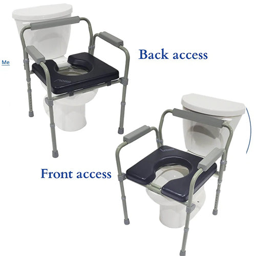 Padded Folding Commode Chair