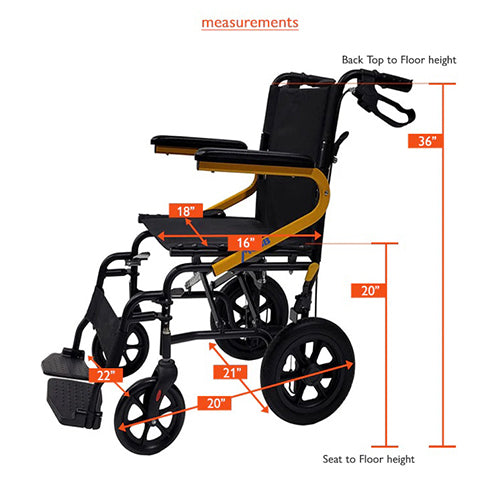 Compact Transport Wheelchair