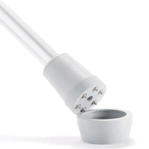 Rubber Cane Tip W/Spike And Cap: MHCT34: 3/4" Diameter