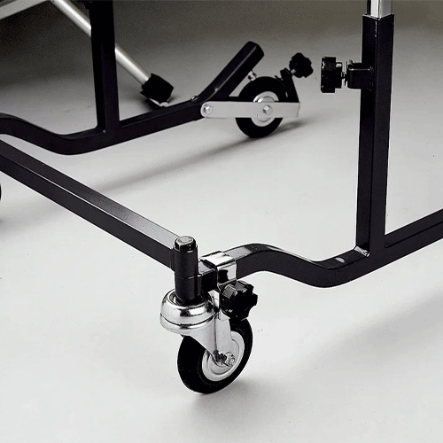 Swivel Wheel Locking Brackets for Safety Rollers (Pair) – Lock or Unlock Front Wheels