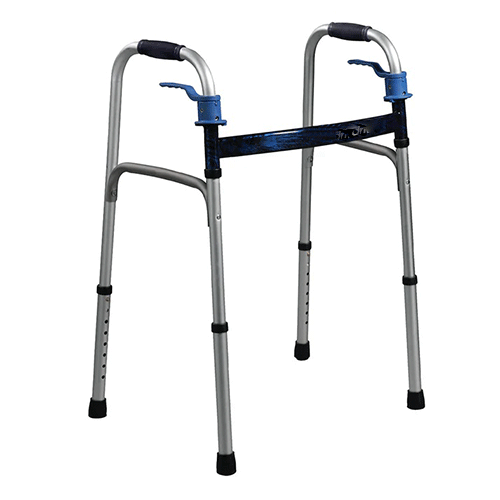 Trigger Release Folding Walker 350 lb, Easy for Limited Hand Dexterity