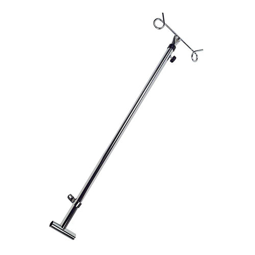 Universal Telescoping IV Pole for Wheelchairs – Adjustable Height, Dual Loops