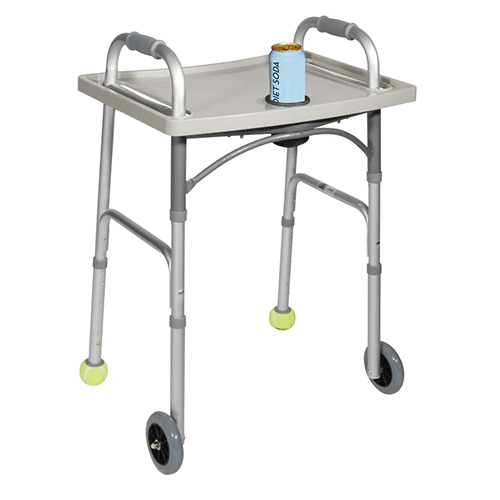 Universal Walker Tray with Cup Holder – Fits Most Walkers, Easy Installation