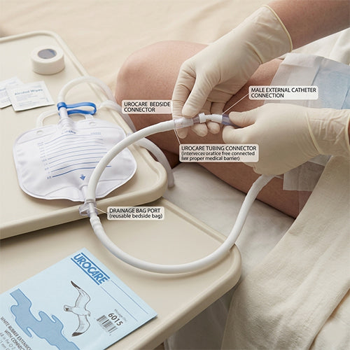 Medical White Rubber Extension Tubing