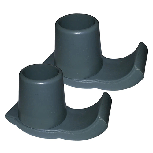 Walker Glide Skis – Gray, Tool-Free, Fits 1 1/8" Tubing, Smooth Gliding